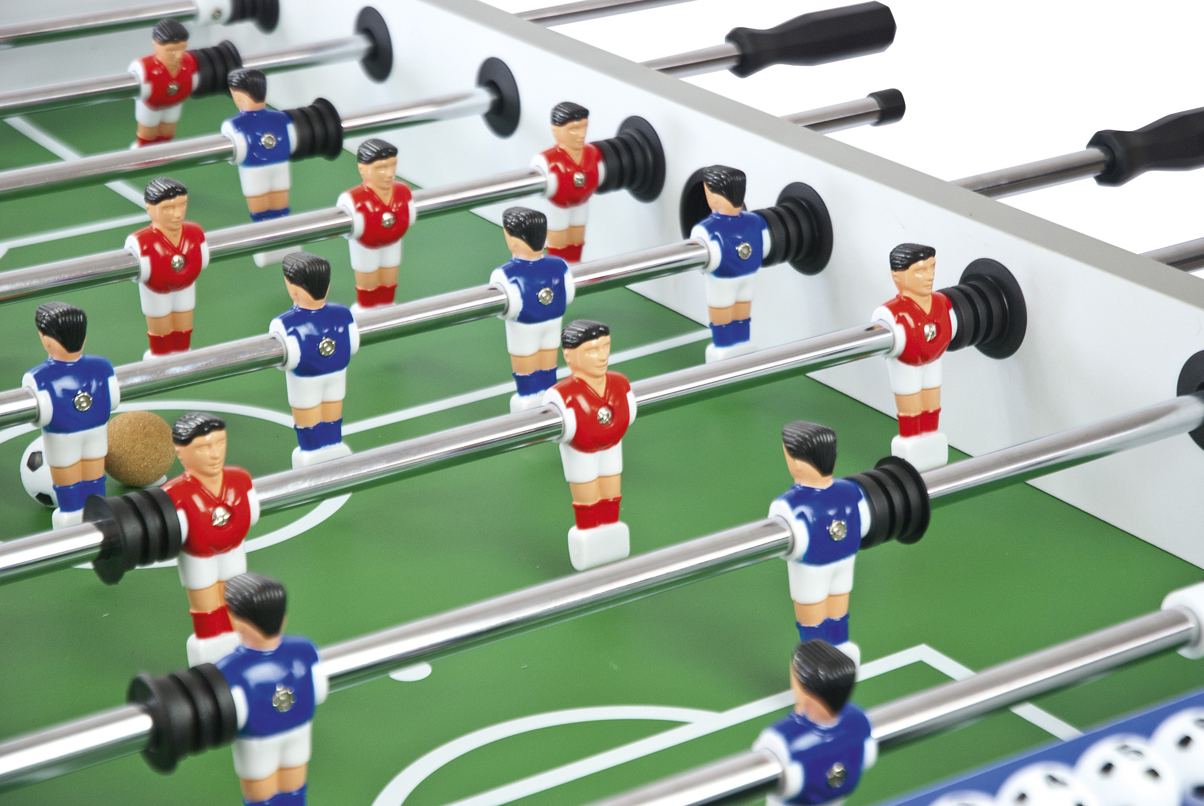 Calcio Balilla 2 In 1 COSTWAY – Tavolo Da 94x51x69 Cm Con Gambe Removibili, 2 Palle, Contatori E Grafiche Vivaci, Per Bambini E Adulti